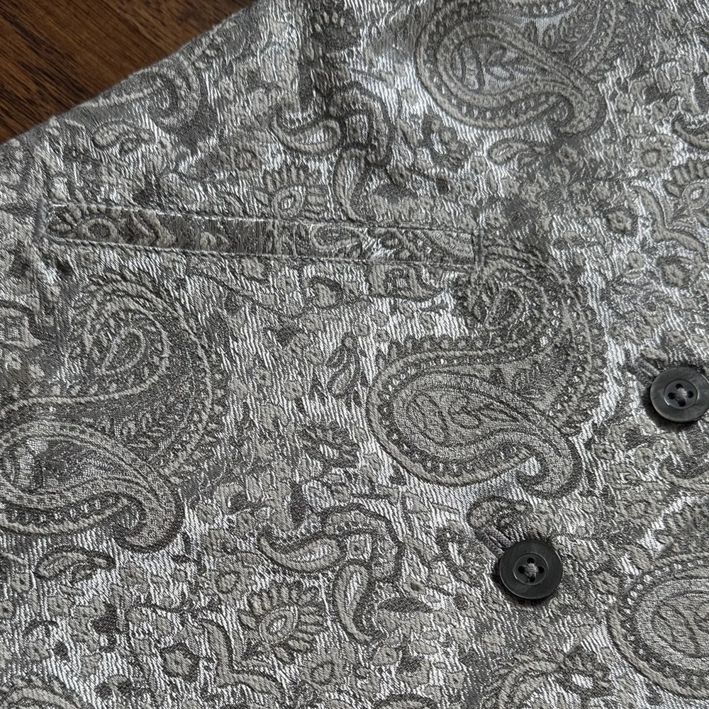 New With Tags Gymboree Paisley Coat with Black Velvet Collar